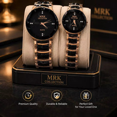 MRK Men's Stainless Steel Chain Watch = With Box