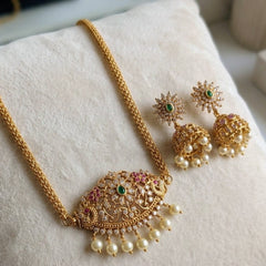 South Indian Choker Jhumki Set