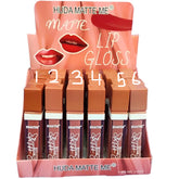 Huda Matte Me Lip Gloss Set (6 Pcs)