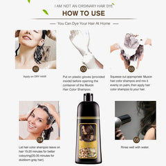 5 in 1 Muicins Ultimate Hair Color Shampoo 200ml