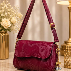 Girl's Leather Textured Hand Bag