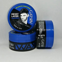 Gatsby Messy Layer Styling Wax Hard & Free - 75g