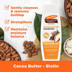 Palmer's Cocoa Butter Formula Biotin Length Retention Shampoo - 400ml