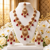 Manjos ZARCON Necklace – Maroon