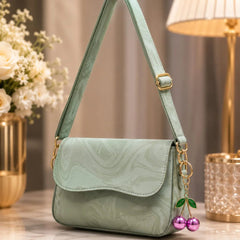 Girl's Leather Textured Hand Bag