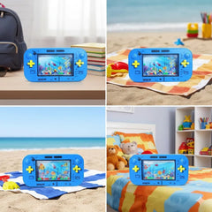 Portable Water Game Console, Handheld Fish Theme Gaming Device
