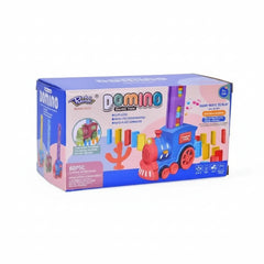 Domino Train Toy Sound Automatic Domino Train Set - 60 Piece