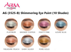 Aqua Color Line Shimmer Eyeshadow | Eye Shimmering Paint