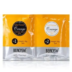 BEACYSW Foot Soak Powder Jelly Pocket Spa Pedicure Set