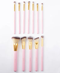 BH Cosmetics - Pink Studded Elegance - 12 Piece Brush Set