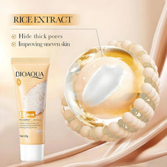 Bioaqua Rice Raw Pulp SPF45 PA+++ BB Cream - 40g