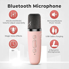 K12 Karaoke Portable Wireless Speaker With Dual Microphones