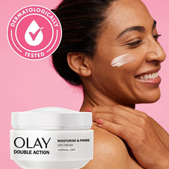 Olay Double Action Day Cream & Primer, Normal/Dry Skin – 50 ml