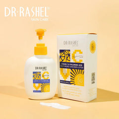 DR.Rashel Vitamin c & hyaluronic acid moisturizinng sunscreen loiton SPF50 - 180ml