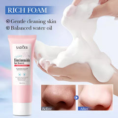 Sadoer Brightening Gentle Oil Control Refreshing Cleanser - 100g