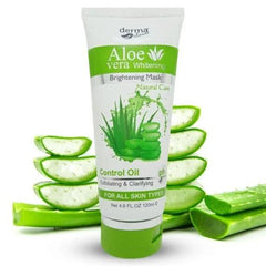 Derma Clean Aloevera Whitening Brightening Mask - 120ml