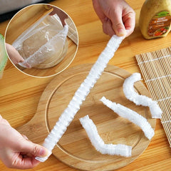 Disposable & Reusable Elastic Food Covers - 100 Pcs