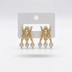Stainless Steel Sparkle Earrings