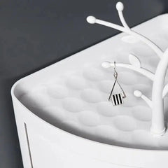 Multifunctional Revolving Triangle Shelf