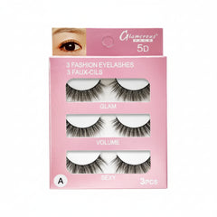 Glamorous Face 3×1 5D Eyelashes - 4 Types
