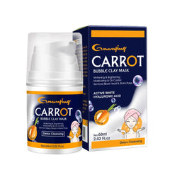 GUANJING Remove Black Head Shrink Pores Clean Skin Carrot Bubble Clay Mask - 60g