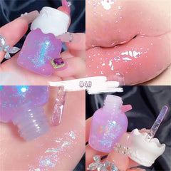 Gege Bear Lip Honey Gloss Set Moisturizing Mirror Shine