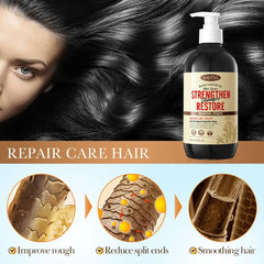 SADOER Black Castor Oil Strengthen Shampoo - 500ml