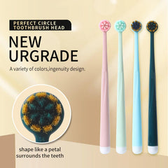 Plastic Plain Stellar Round Head Toothbrush - Each