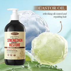 SADOER Black Castor Oil Strengthen Shampoo - 500ml