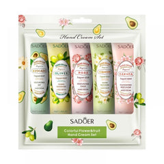 SADOER Colorful Flower & Fruit Hand Cream Set