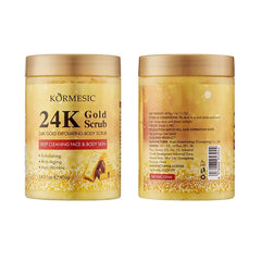 KORMESIC 24K Gold Exfoliating Body Scrub - 400g