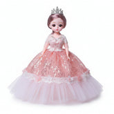 12-inch Adorable Bendable Doll With Beautiful Dress & Accessories