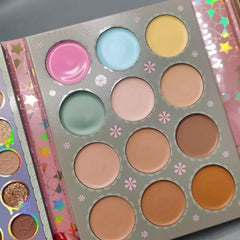 Igoodco Makeup Eyeshadow, Highlighter, Contour, Blush Palette