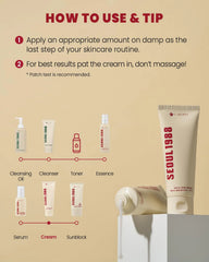 K-Secret Seoul 1988 Snail Mucin 93% + Rice Cream - 100ml - Made in Korea