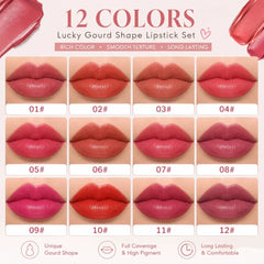 KS One Mini Long Lasting Velvet Matte Lipstick - Pack of 12