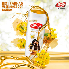 Lifebuoy Silky Soft Milk Protein + Mustard Oil Strength Shampoo 370ml