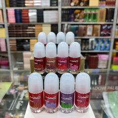 Mac glossy jelly nail paint - 12 Pcs Set