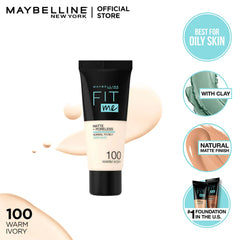 Maybelline New York Fit Me Matte & Poreless Liquid Foundation - 40ml