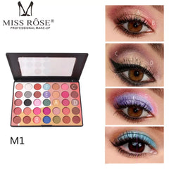 Miss Rose Eye Makeup Palette - 35 Color