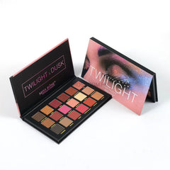 Miss Rose Twilight Dusk Palette Matte And Shimmer Eyeshadow - 18 Color