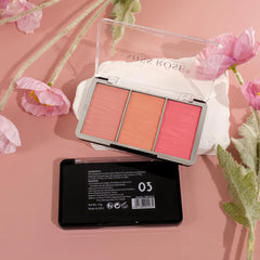 Miss Rose Triple Glow Blush Palette