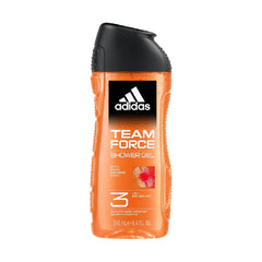 Adidas Team Force 3-in-1 Shower Gel with Orange Extract -250ml