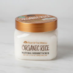 Fruit of the Wokali Organic Rice Natural Sherbet Scrub - 600g