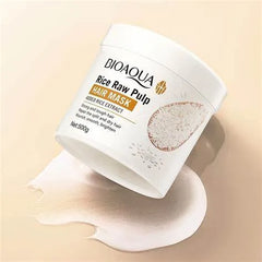 BIOAQUA Rice Raw Pulp Hair Mask For Dry & Damaged Hair - 500g