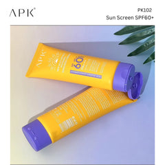 APK Sun Screen SPF 60+ with New Formula - 100g
