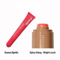 Rhode Blush And Peptide Lip Tint Duo