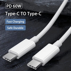 USB-C to USB-C or USB-C to Lightning charging cables