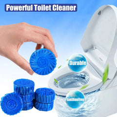 Blue Automatic Toilet Cleaner Stain Remover - 10 Tablets