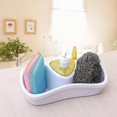 Snip Soap Dispenser With Sponge Holder