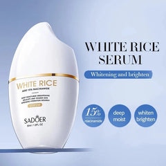 SADOER White Rice Nicotinamide Serum for Face Moisturizing Brightening Hydrating - 50ml
